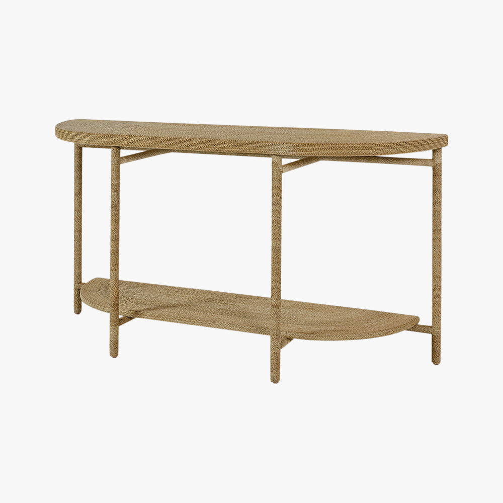 Monarch Seagrass Console Table by Dear Keaton