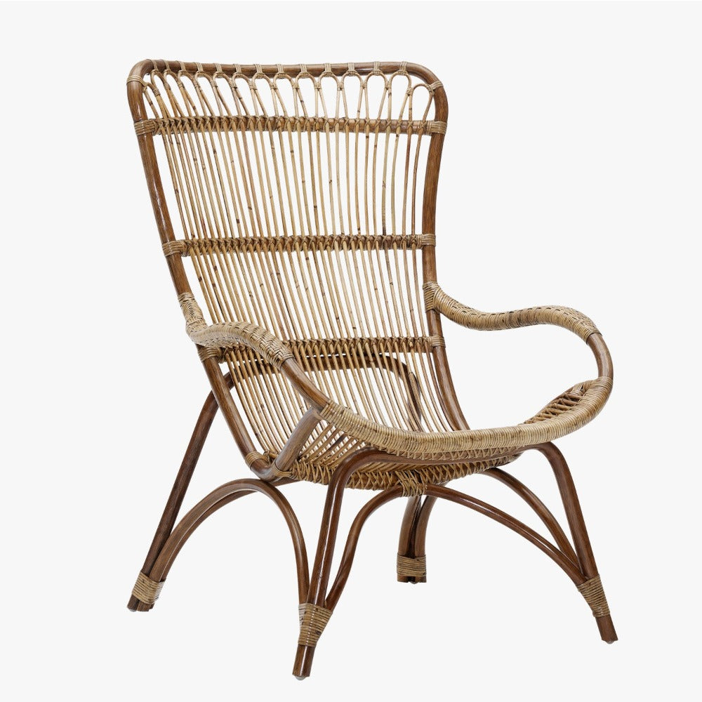 Monet Rattan Lounge Chair by Dear Keaton