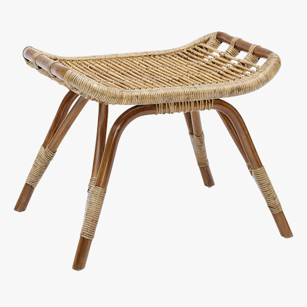 Monet Rattan Foot Stool by Dear Keaton