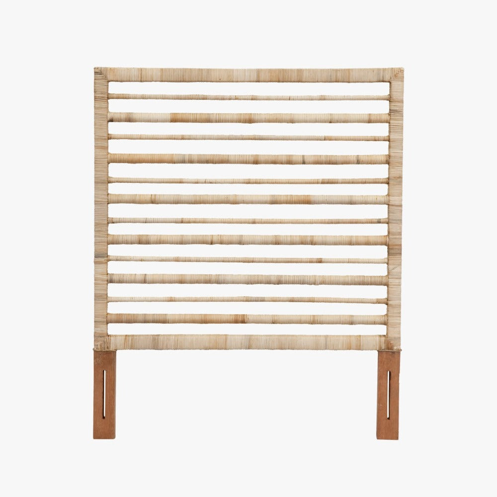 Montauk Natural Rattan Headboard Coastal Furniture Dear Keaton