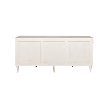 Morten White Nine Drawer Dresser Back