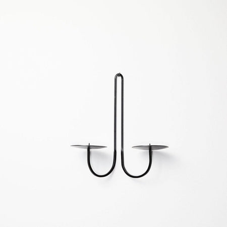 Mortimer Black Double Sconce Alternate View