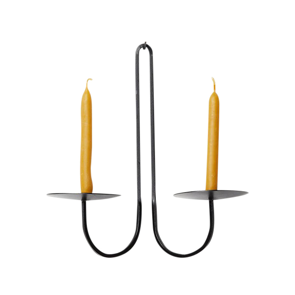 Mortimer Black Double Sconce From Dear Keaton