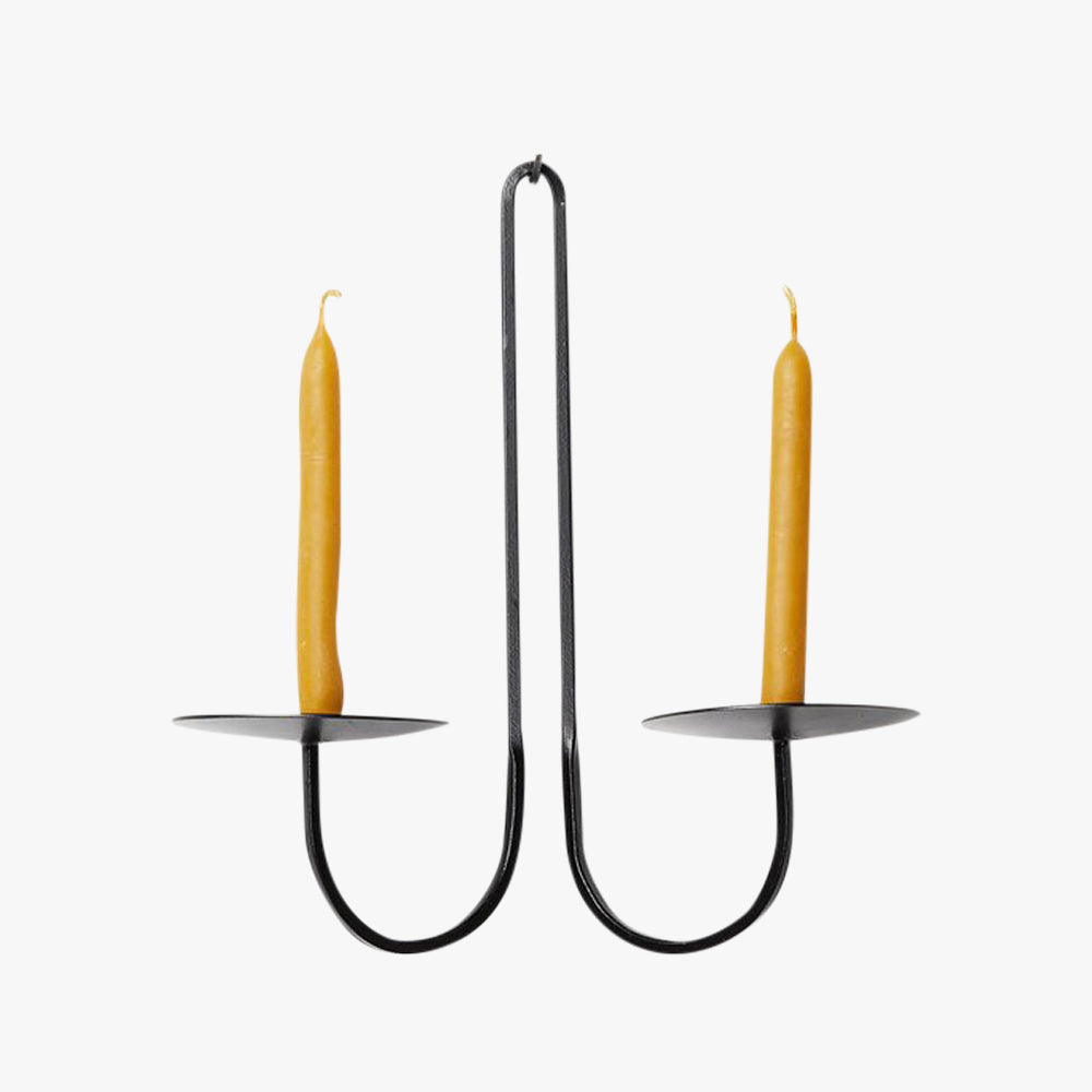 Mortimer Black Double Sconce