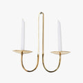 Mortimer Brass Double Sconce