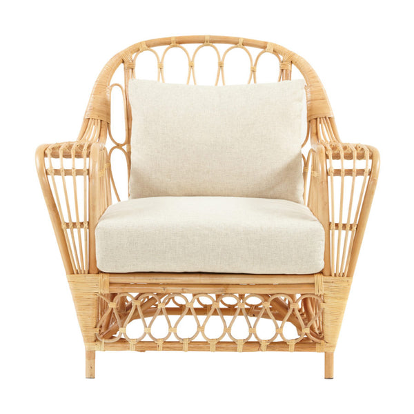 Nassau Rattan Lounge Chair From Dear Keaton