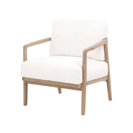 Nash White Club Chair Angle