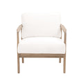 Nash White Club Chair