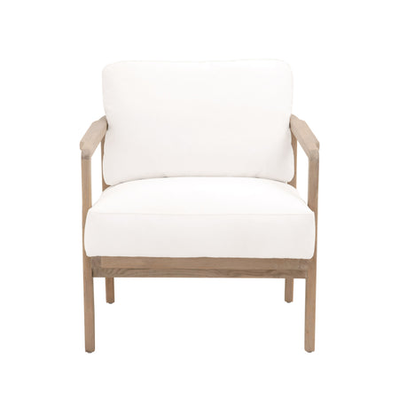 Nash White Club Chair