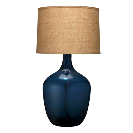 Navy Demi John Glass Lamp From Dear Keaton