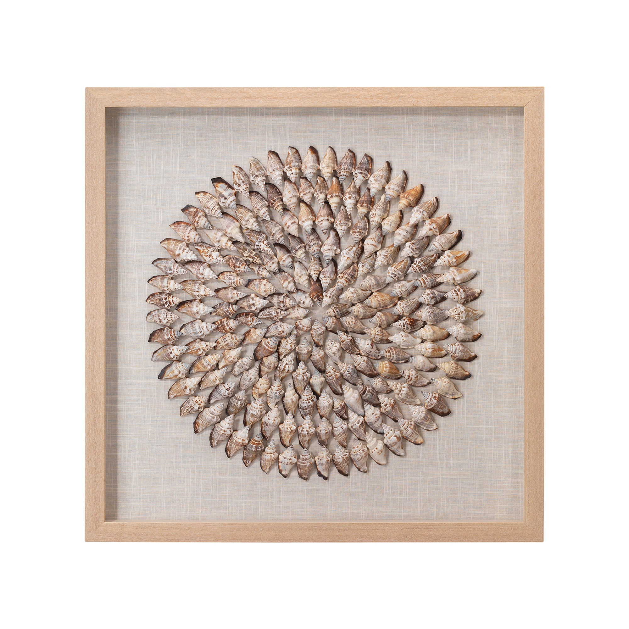 Naya Wall Art - Framed Sea Shell Mosaic Art - Dear Keaton
