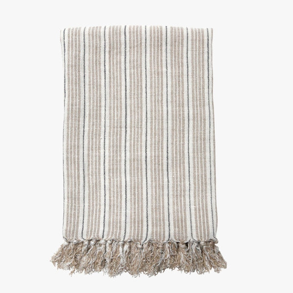 Newport Stripe Linen Blanket