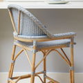 Newport Coastal Blue Counter Stool Styled