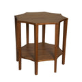 Noir Ariana Walnut Side Table
