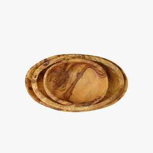 Olive Wood Oval Dishes