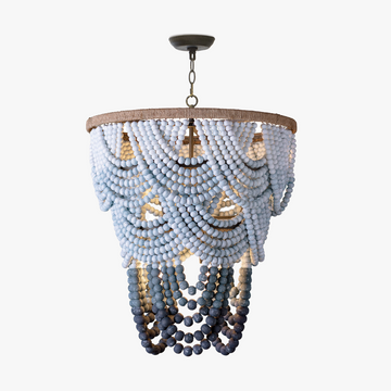 Opalhouse with string beads buy chandelier wood tone