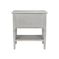Oxford Whitewash Side Table Back View