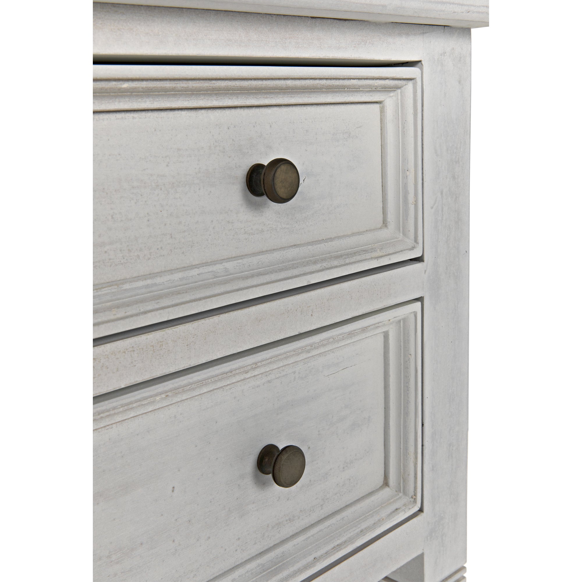 Oxford Whitewash Side Table Detail