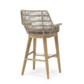 Palecek Loretta Outdoor Bar Stool Back View