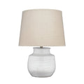 Parke White Ceramic Lamp From Dear Keaton