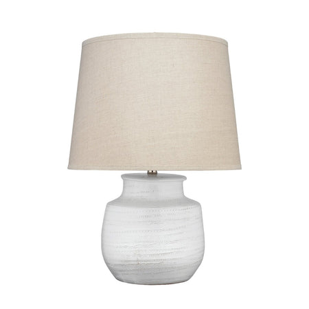 Parke White Ceramic Lamp From Dear Keaton