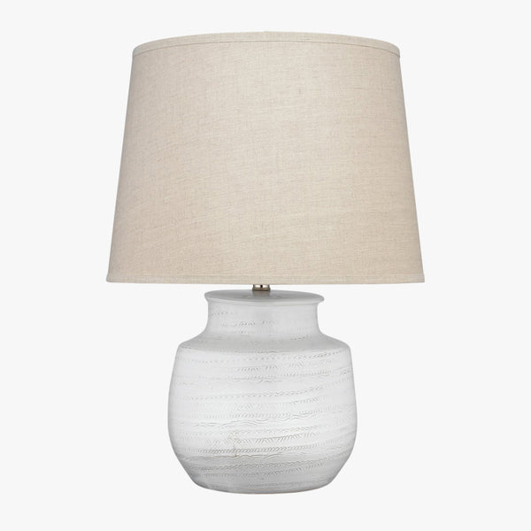 Parke White Ceramic Lamp