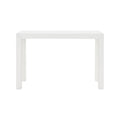 Parsons White Grasscloth Console From Dear Keaton