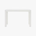 Parsons White Grasscloth Console