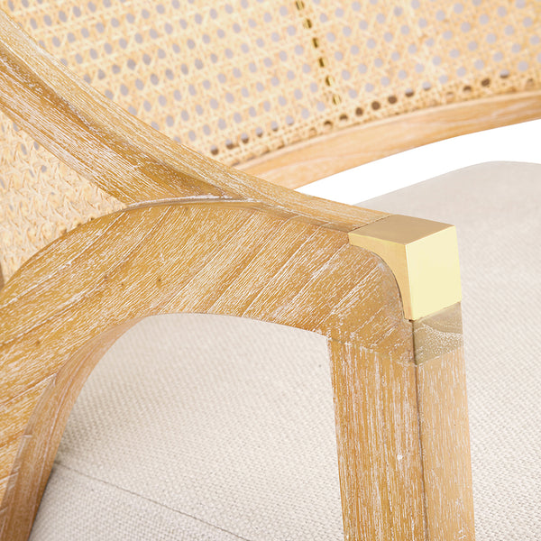 Pascal Cane Lounge Chair Arm Closeup