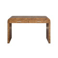 Pasha Dark Burlwood Desk From Dear Keaton