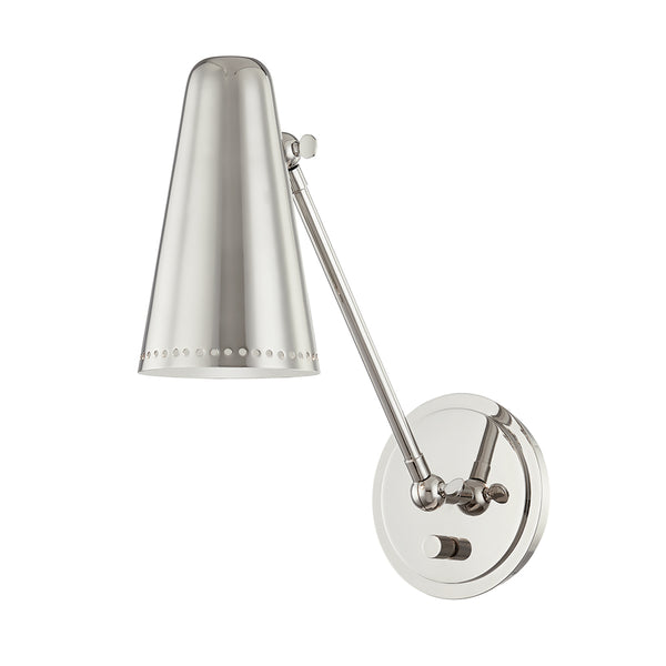 Petra Wall Sconce Polished Nickel