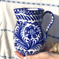 Pomelo Casa Azul Medium Pitcher In Hand