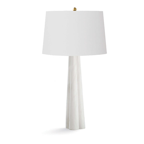 Quatrefoil Alabaster Large Table Lamp