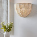 Hand Beaded Palecek Quinn Sconce Styled