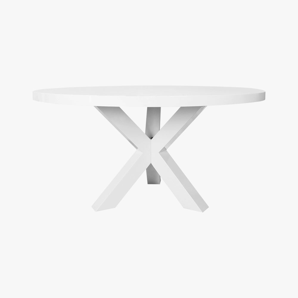 Raundi White Dining Table by Dear Keaton