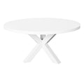 Raundi White Dining Table Alternate View
