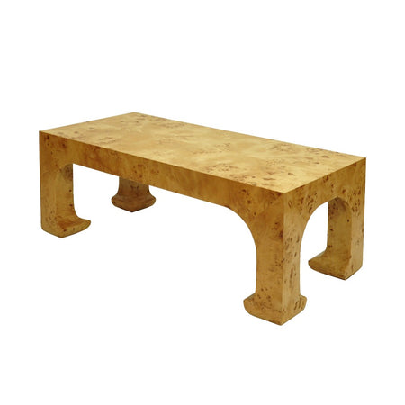 Reese Burl Coffee Table Chow Leg Details