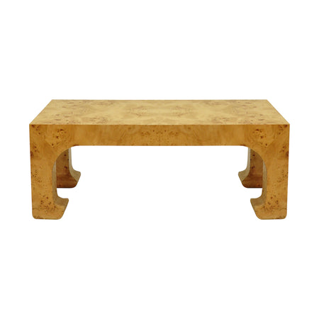 Ming Style Reese Burl Coffee Table From Dear Keaton