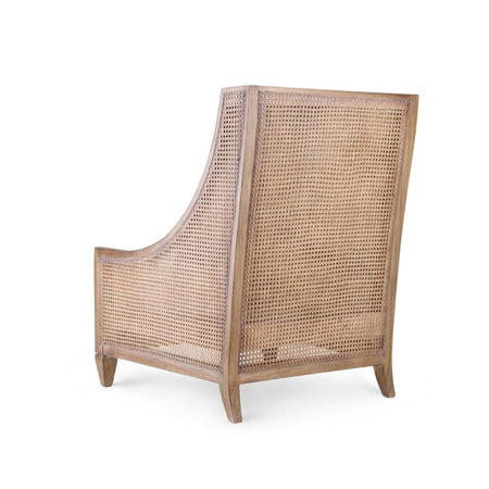 Regan Driftwood Club Chair Caning