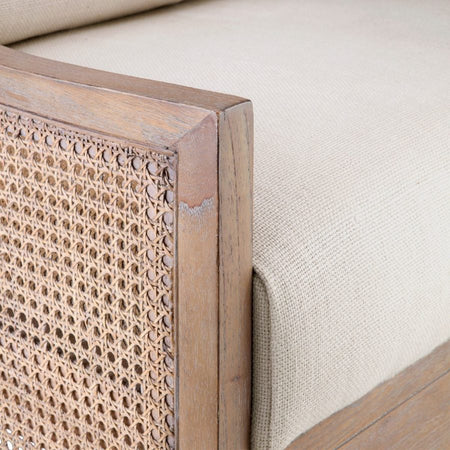 Regan Driftwood Club Chair Closeup