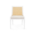 Regan White Arm Chair Front View