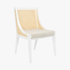 Regan White Arm Chair