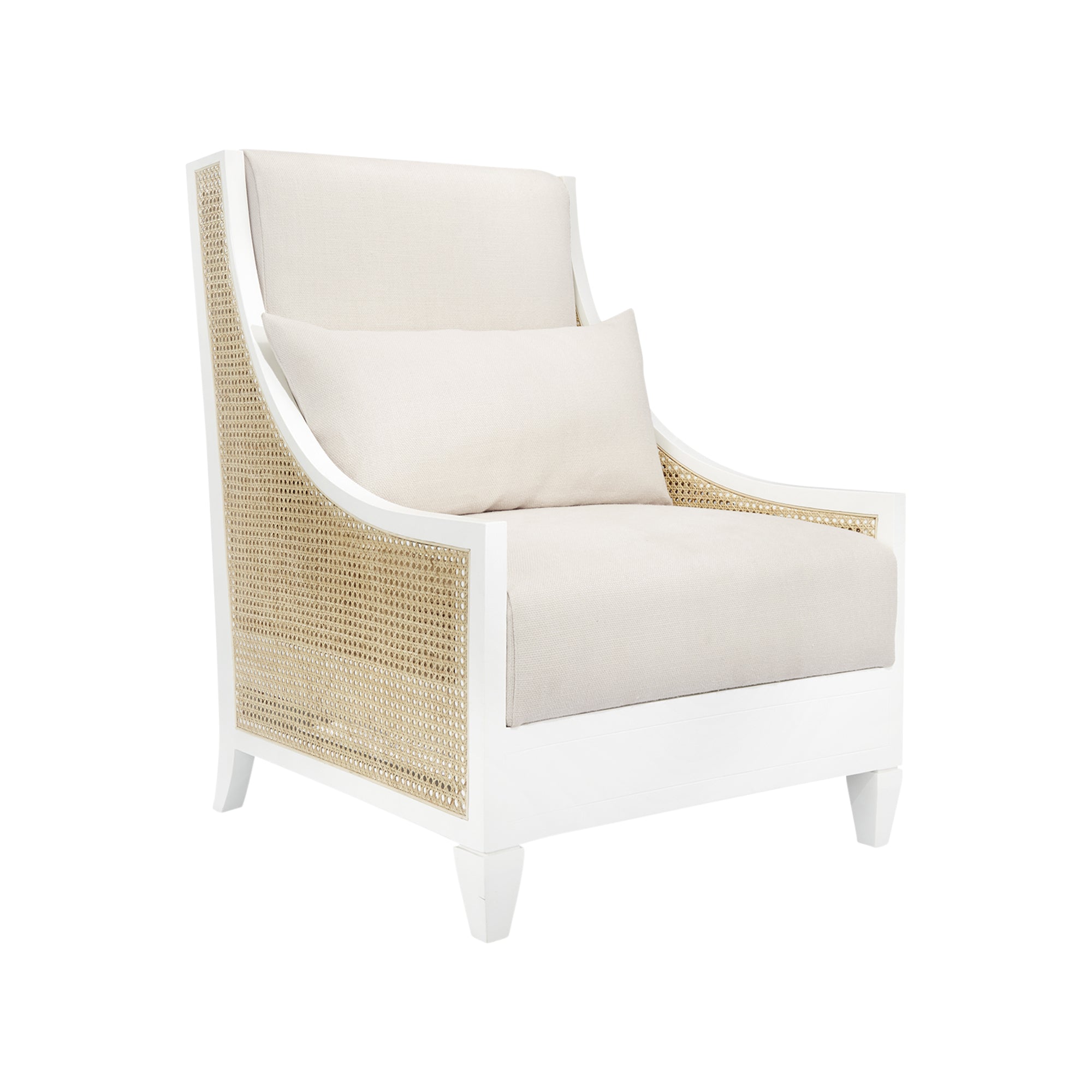 Regan White Club Chair From Dear Keaton