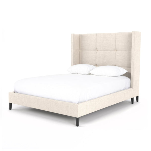 Reid Upholstered Bed Angle View