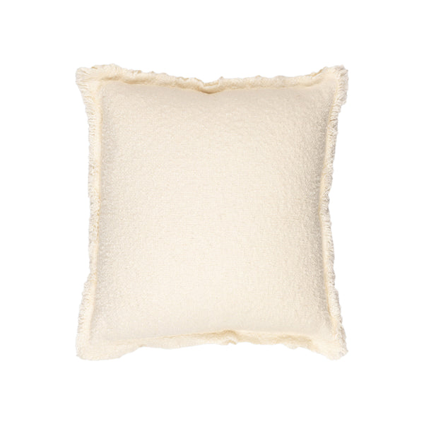 Riley Oyster Frayed Pillow From Dear Keaton