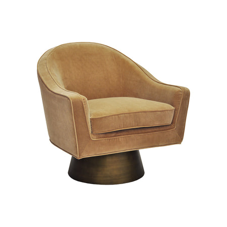 Rivers Velvet Swivel Chair