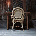 Romantica Natural Arm Chair Styled