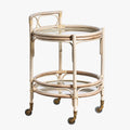 Romeo Natural Rattan Bar Cart