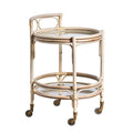 Romeo Natural Rattan Bar Cart
