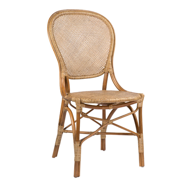 Rossini Antique Finish Side Chair Front Angle